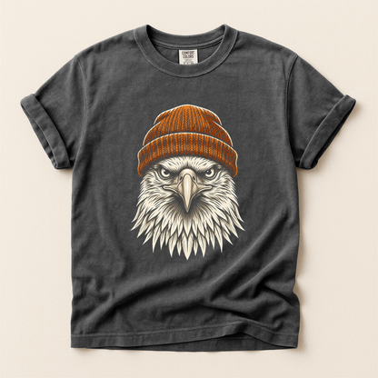 Eagle Orange Beanie - Pepper