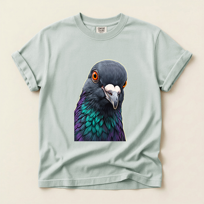 Iridescent Pigeon Portrait - Bay