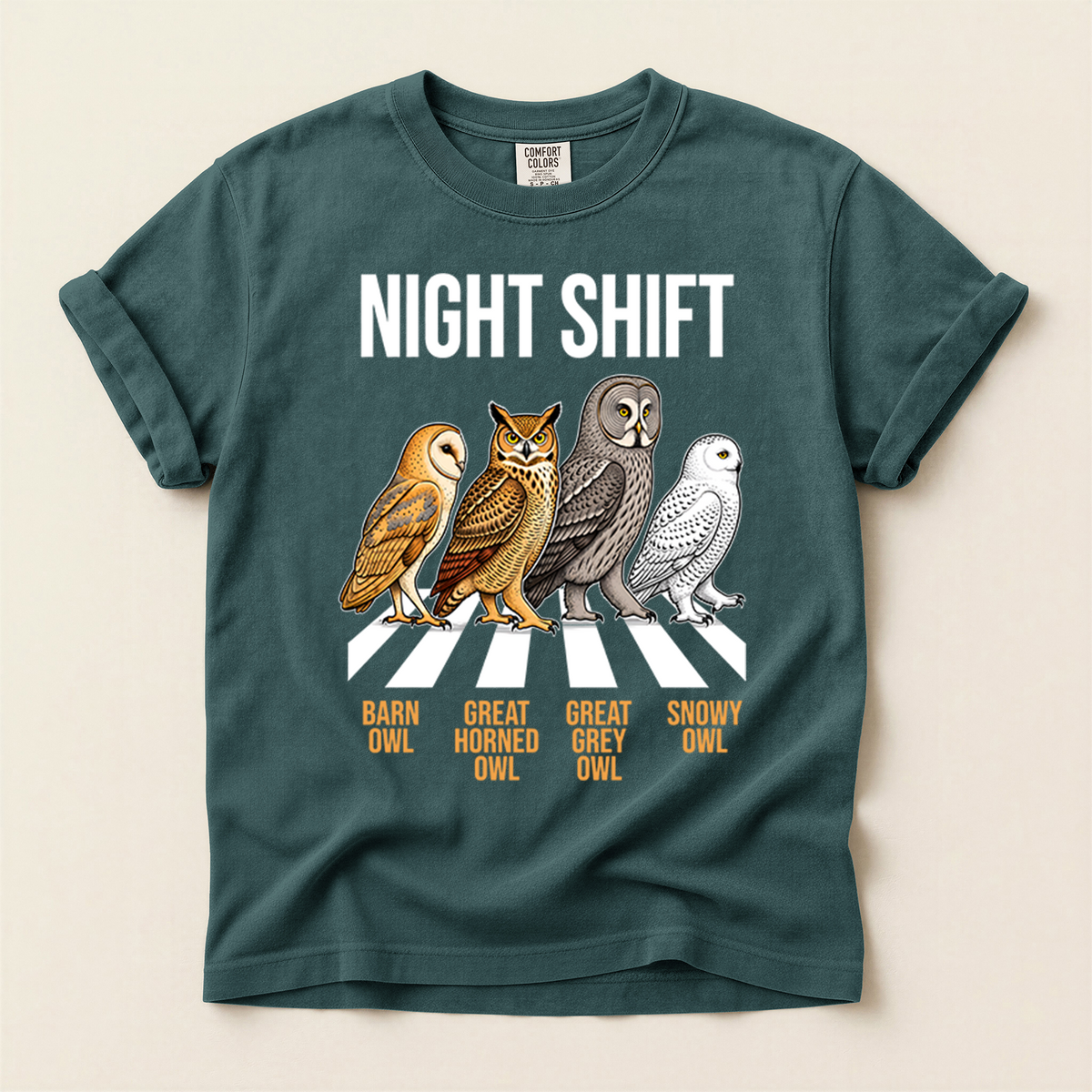 Owl Night Shift - Blue Spruce