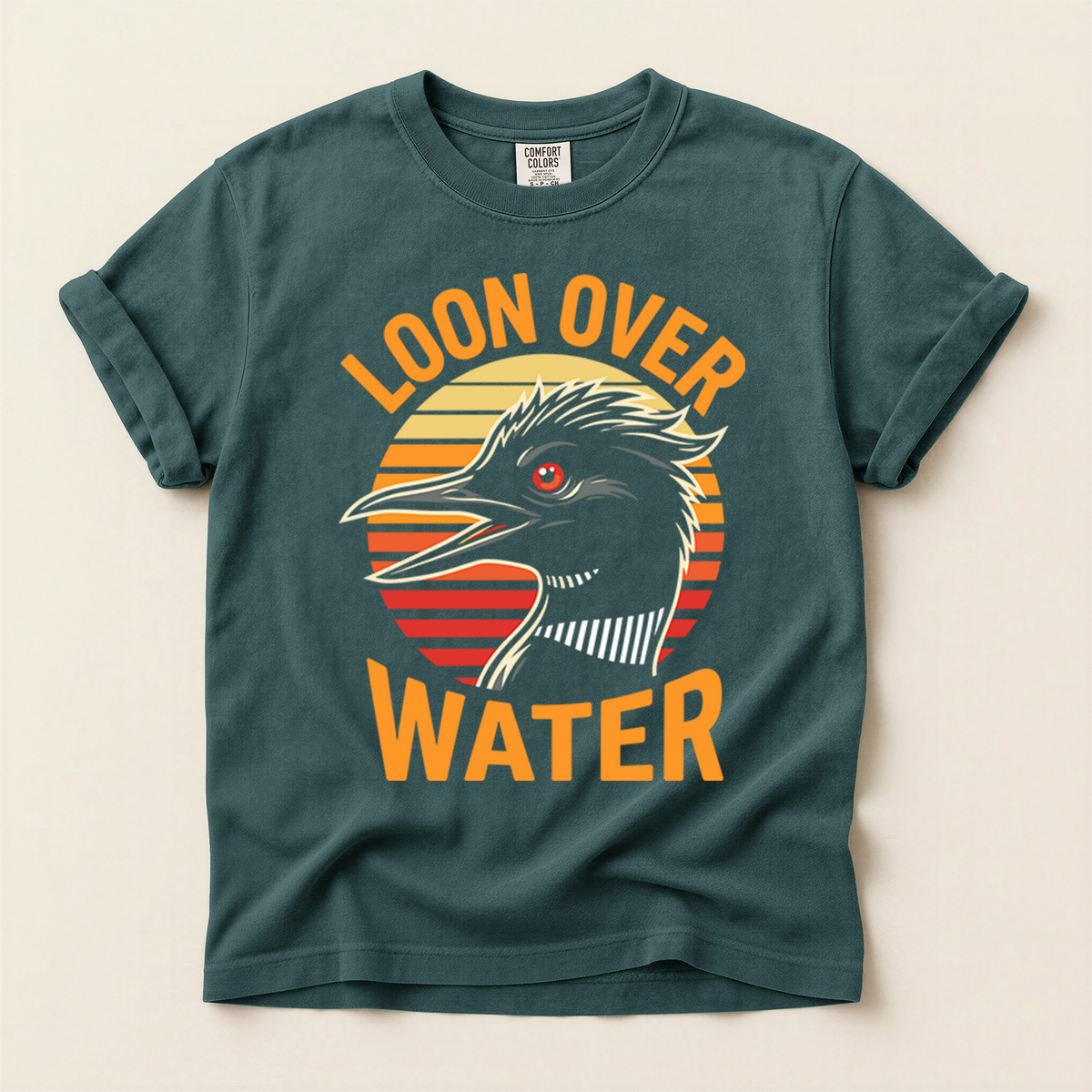 Loon Over Water - Blue Spruce