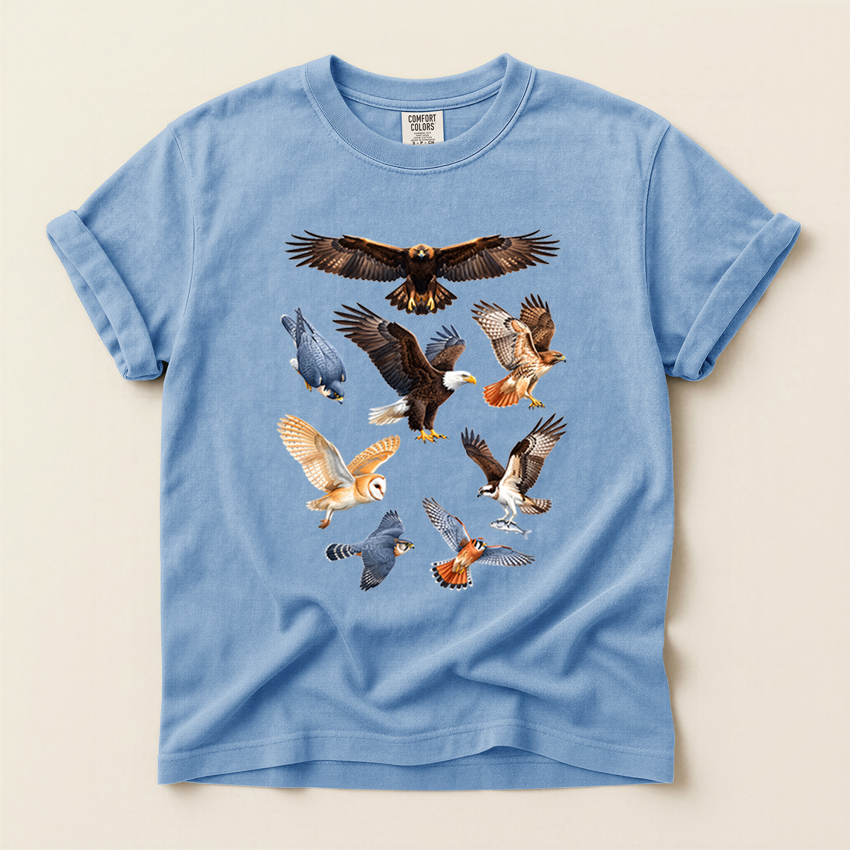 Raptors Of America - Washed Denim