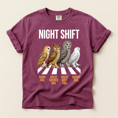 Owl Night Shift - Berry
