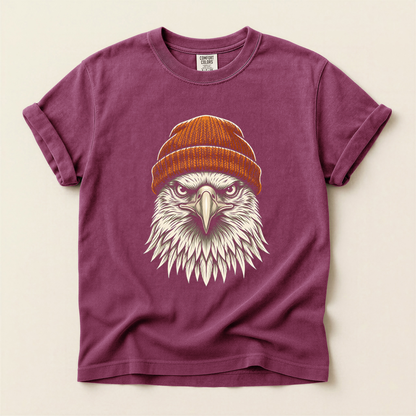 Eagle Orange Beanie - Berry