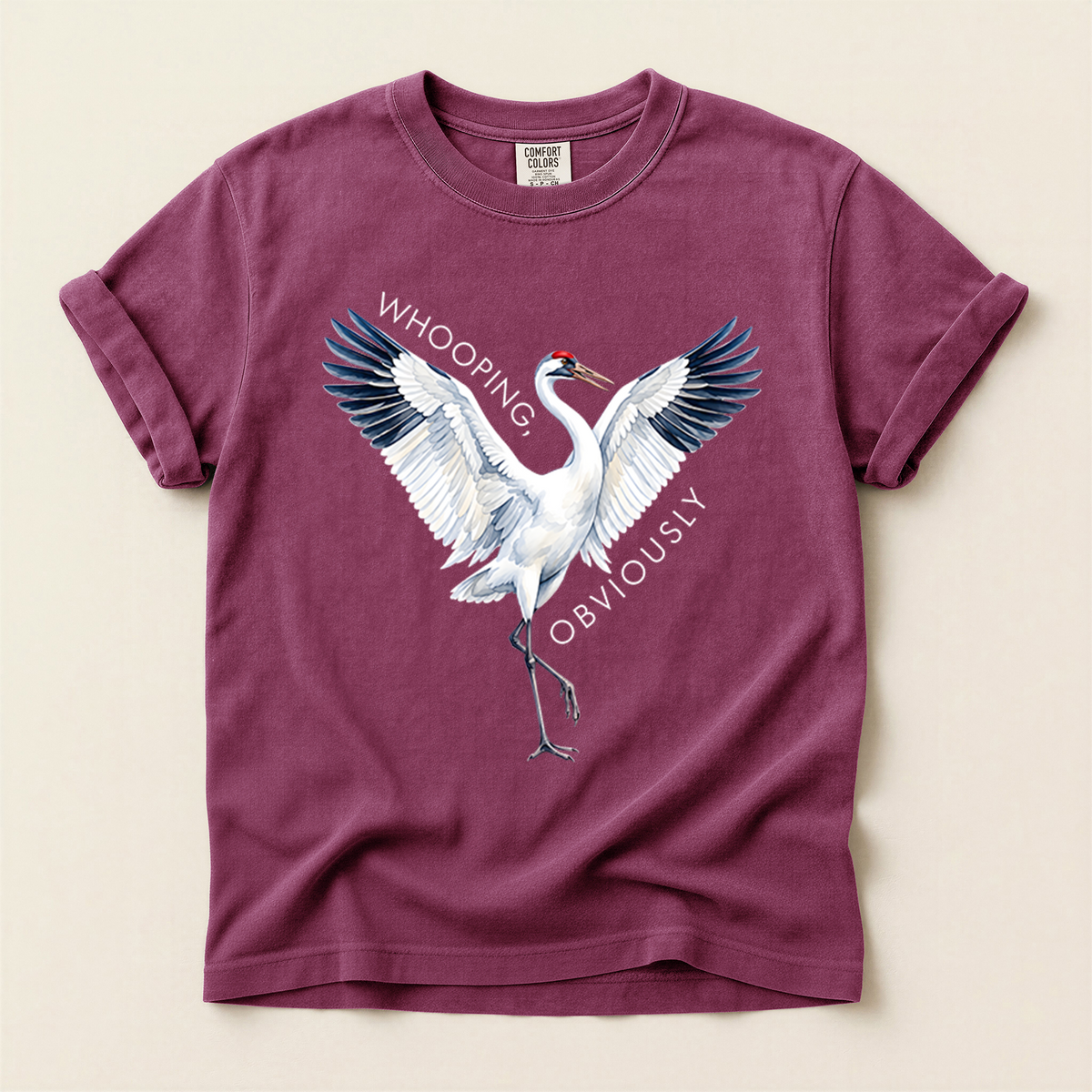 Whooping Crane Obviously - Berry