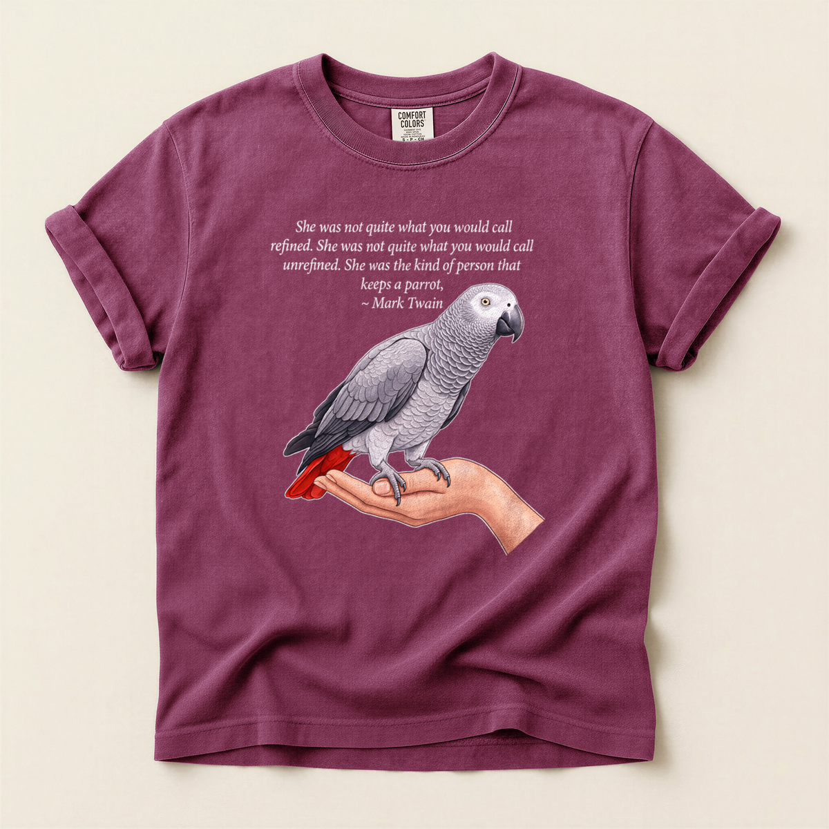 Grey Parrot Quote - Berry