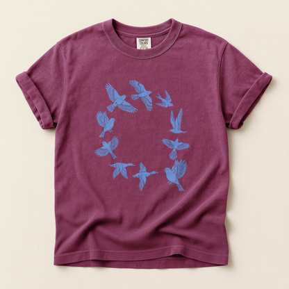 Bird Circle Flight - Berry