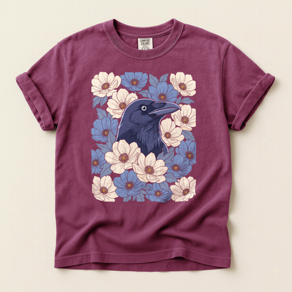 Crow Blue Blossoms - Berry