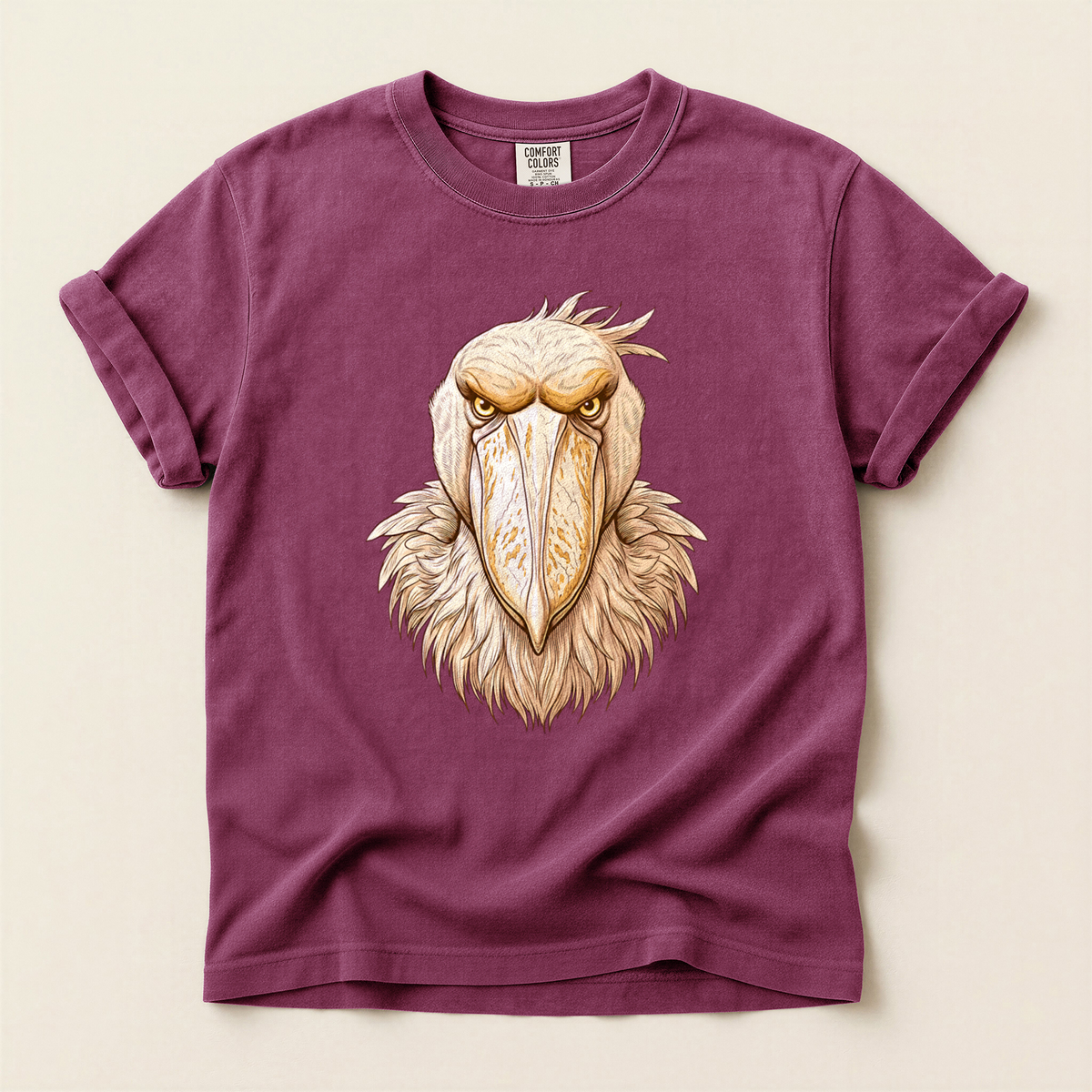 Shoebill Stare Portrait - Berry