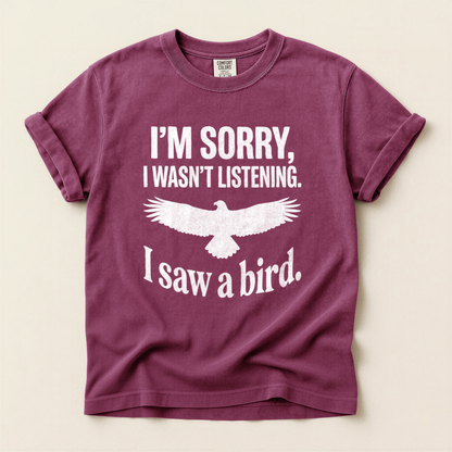 Sorry Bird Flying - Berry