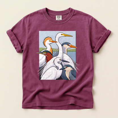 Heron Egret Stack - Berry
