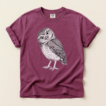 Little Owl Sketch - Berry