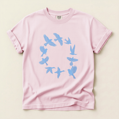 Bird Circle Flight - Blossom