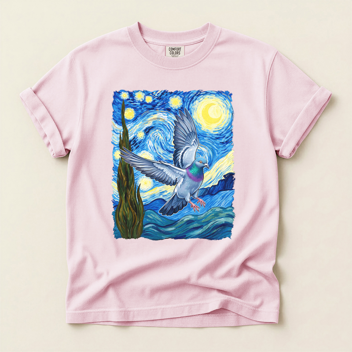 Starry Night Pigeon - Blossom