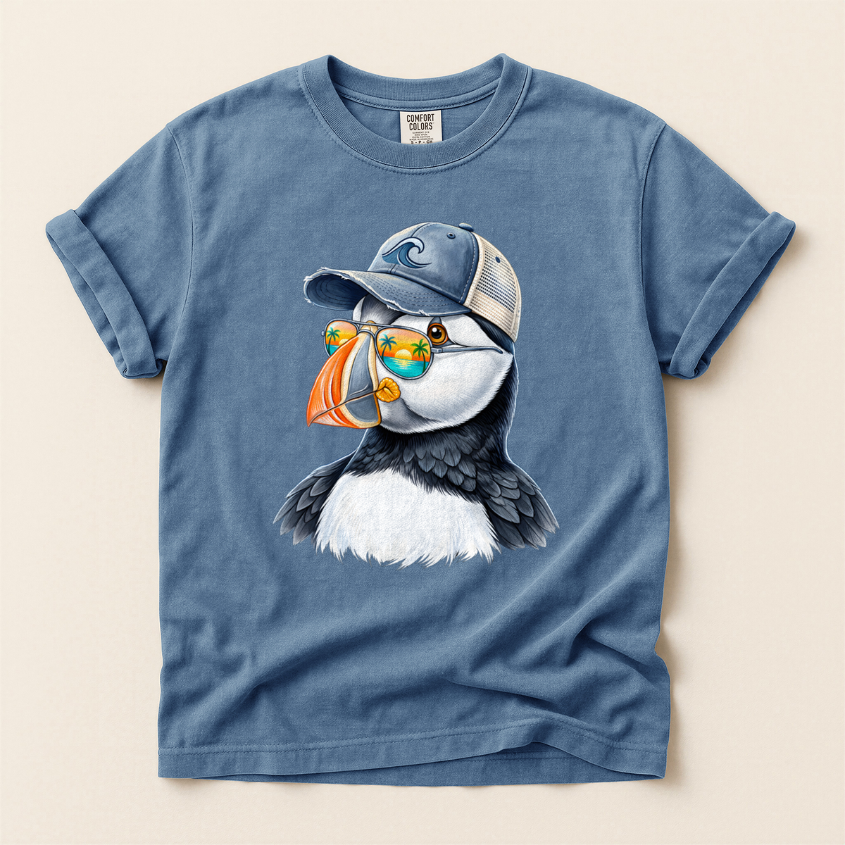 Puffin Cap Sunglasses - Blue Jean