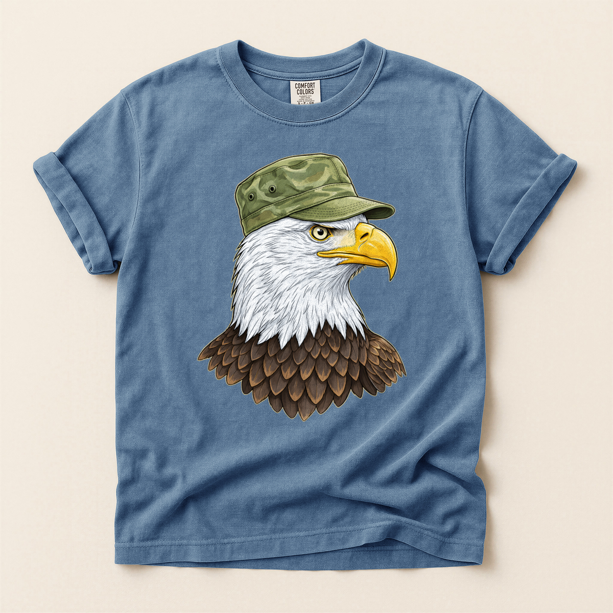 Eagle Army Cap - Blue Jean