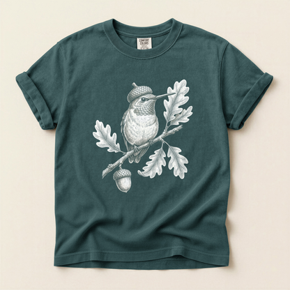 Hummingbird Oak Acorn - Blue Spruce