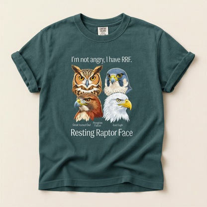 Angry Raptor Faces - Blue Spruce