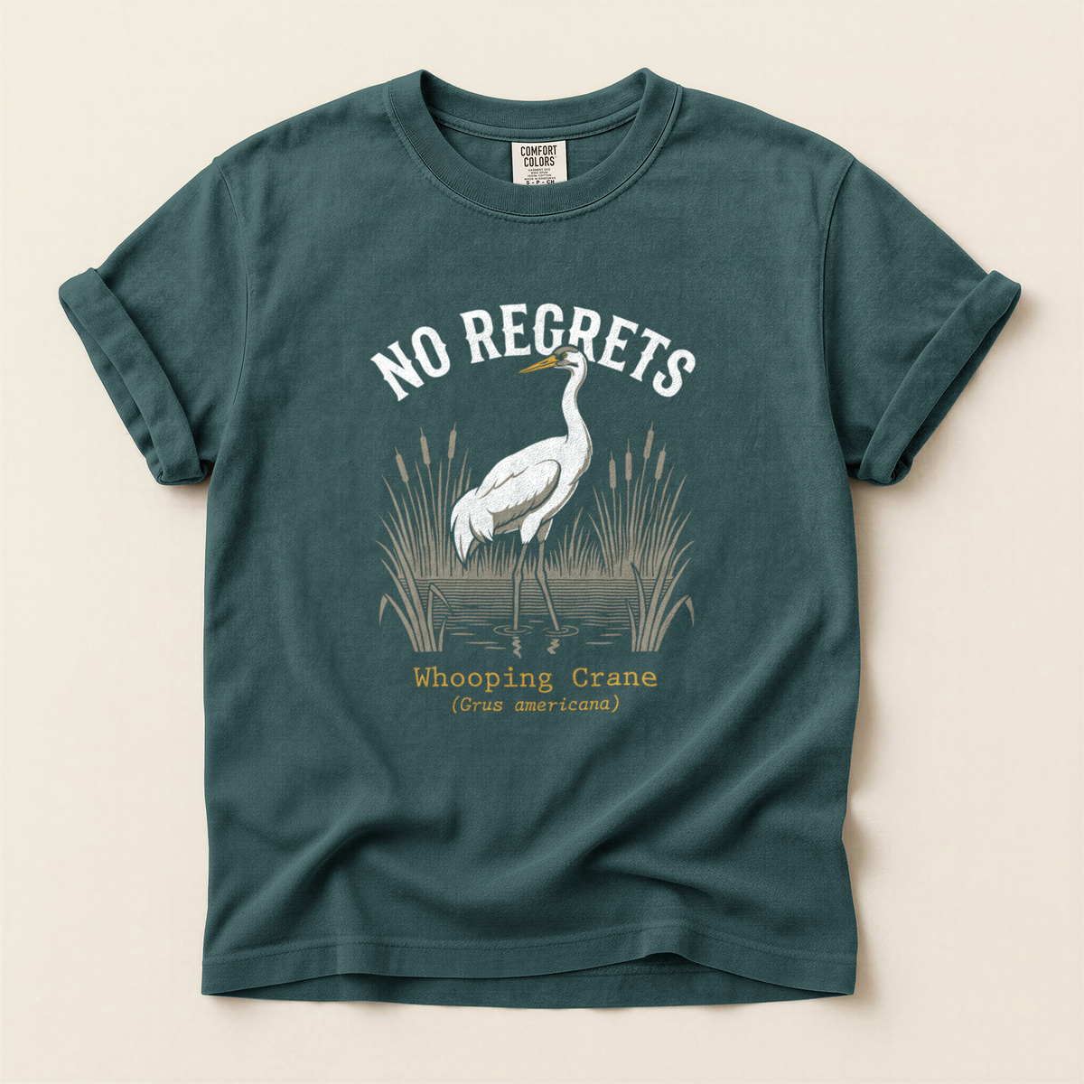 No Regrets Crane - Blue Spruce