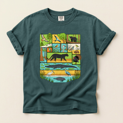 Florida Wildlife Panels - Blue Spruce