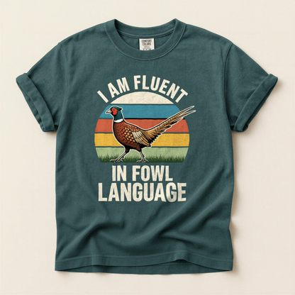 Fluent Fowl Language - Blue Spruce