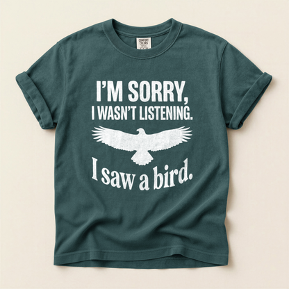 Sorry Bird Flying - Blue Spruce