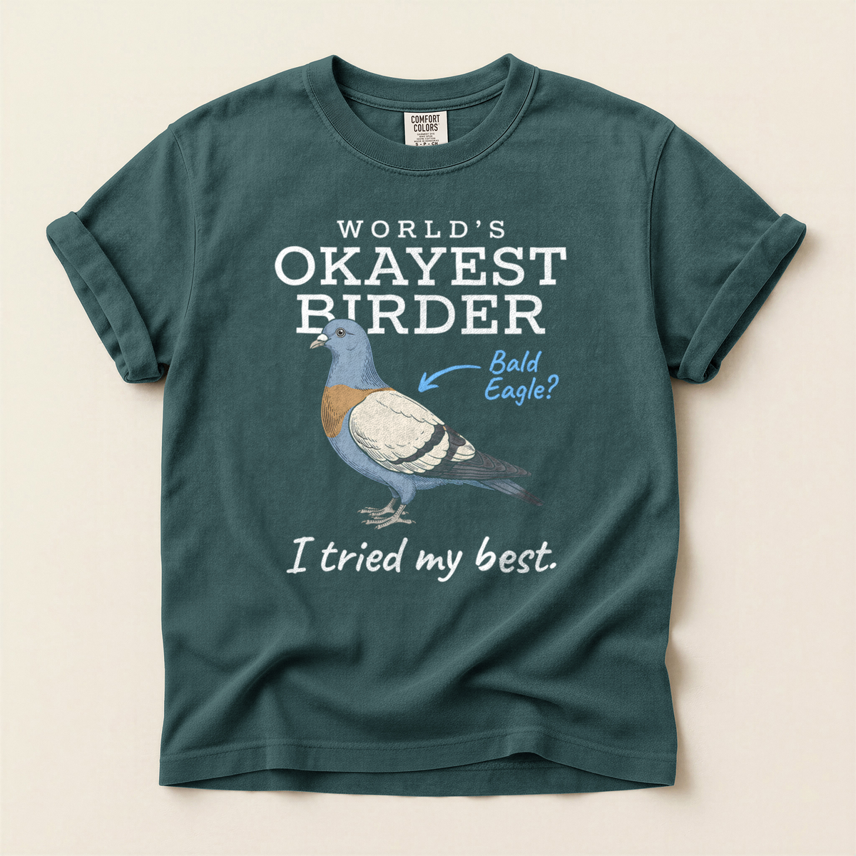 Worlds Okayest Birder - Blue Spruce
