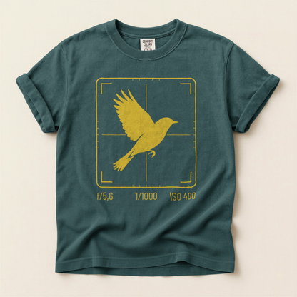 Camera Frame Bird - Blue Spruce
