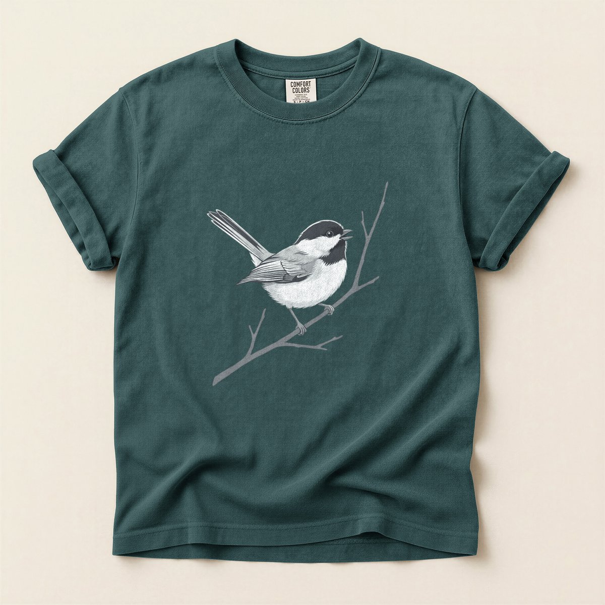 Chickadee Bare Branch - Blue Spruce