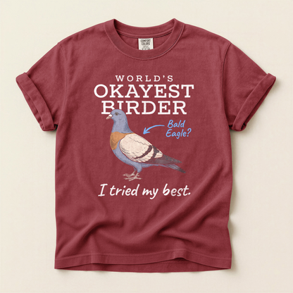 Worlds Okayest Birder - Brick
