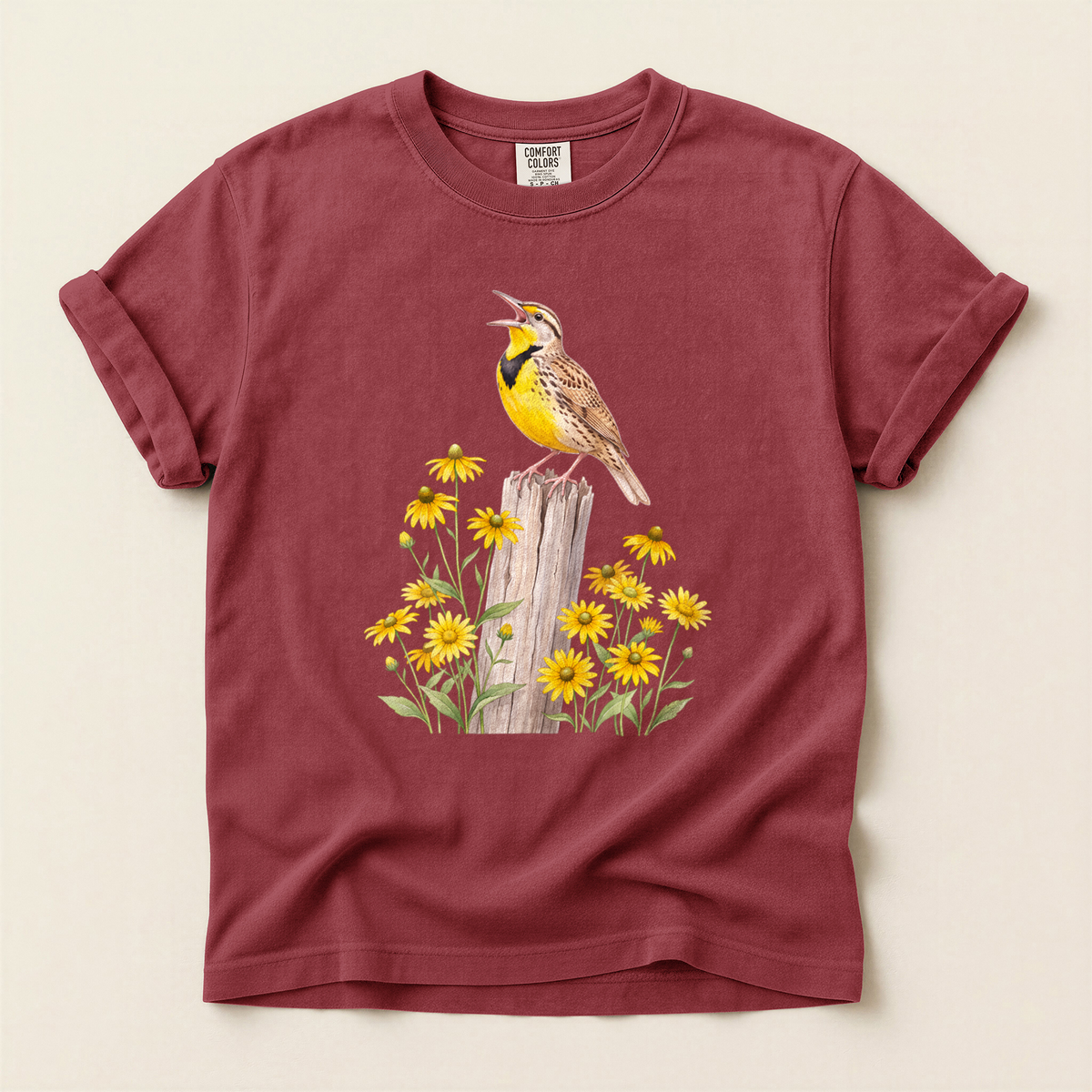 Meadowlark Yellow Flowers - Brick