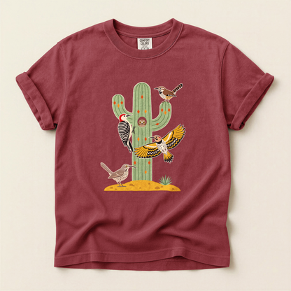 Cactus Desert Birds - Brick