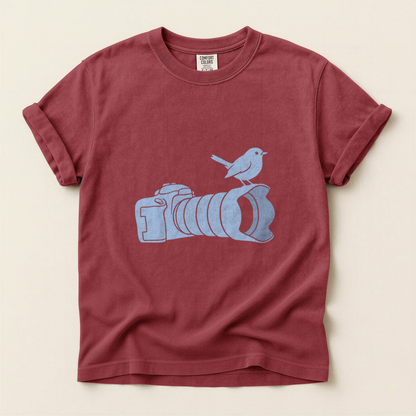 Camera Bird Silhouette - Brick
