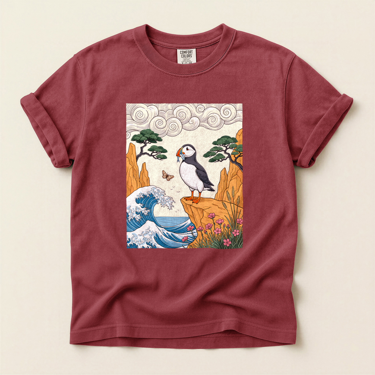 Puffin Great Wave - Brick