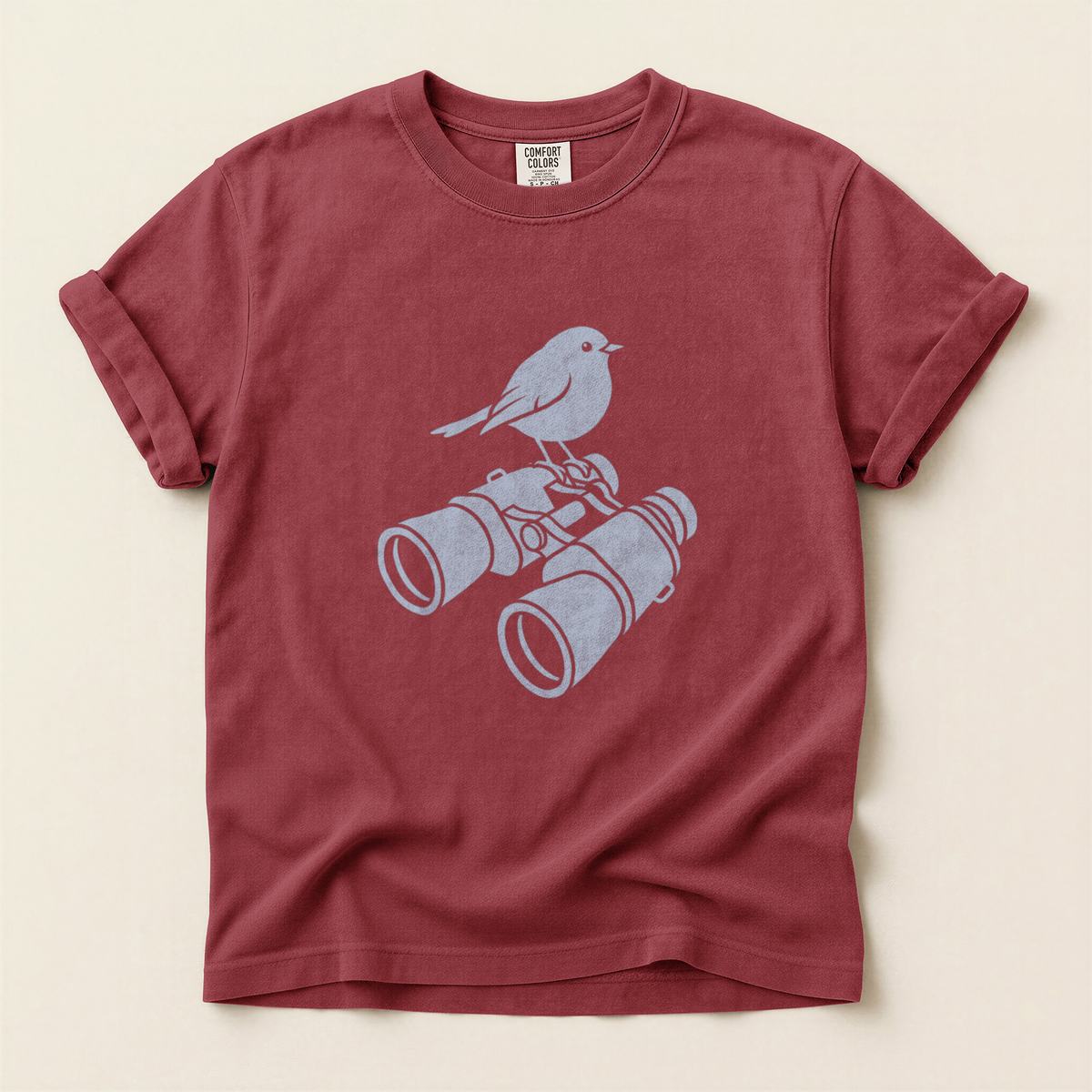 Bluebird On Binoculars - Brick