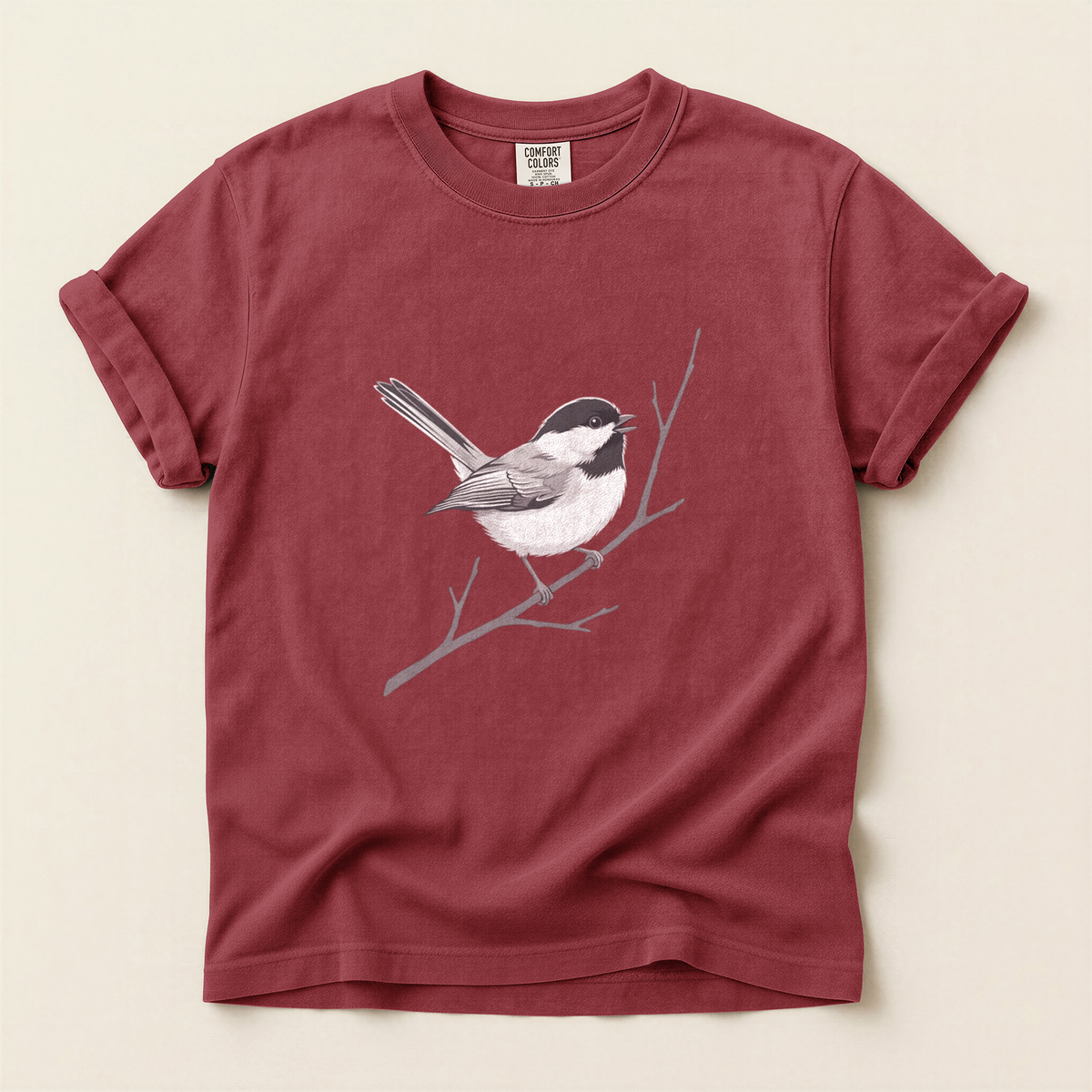 Chickadee Bare Branch - Brick