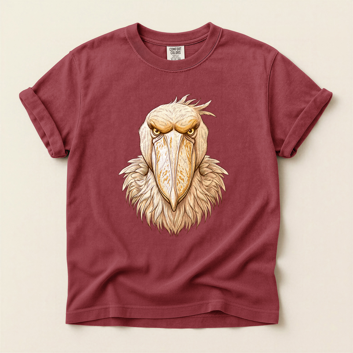 Shoebill Stare Portrait - Brick