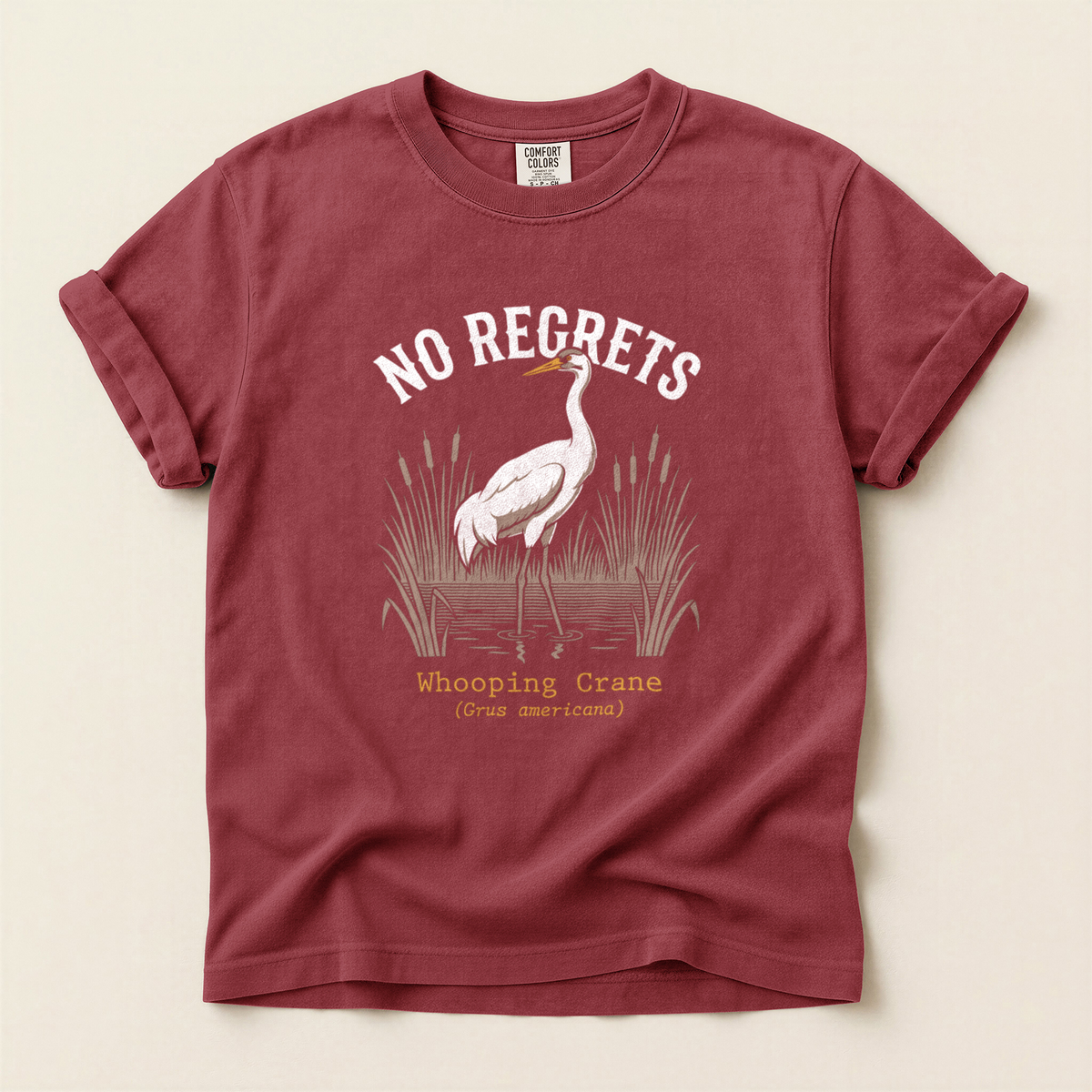 No Regrets Crane - Brick