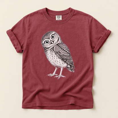 Little Owl Sketch - Brick