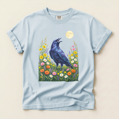 Raven Moon Wildflowers - Chambray