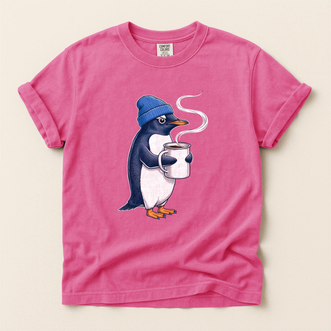 Penguin Coffee Mug T-Shirt