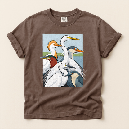Heron Egret Stack - Espresso