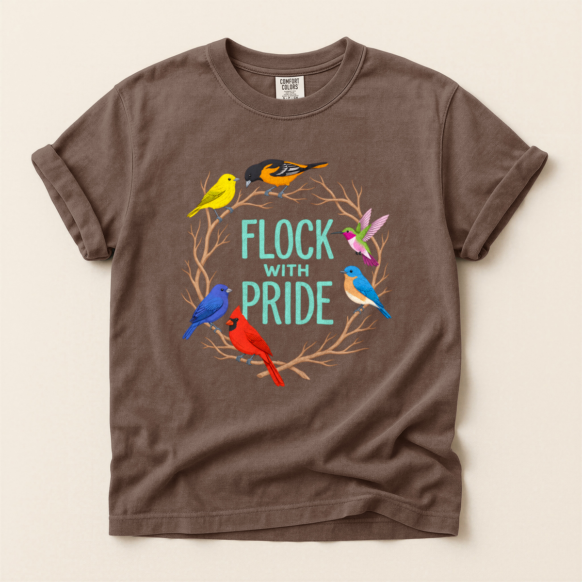 Flock With Pride - Espresso