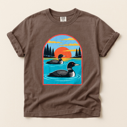 Loons Sunset Arch - Espresso