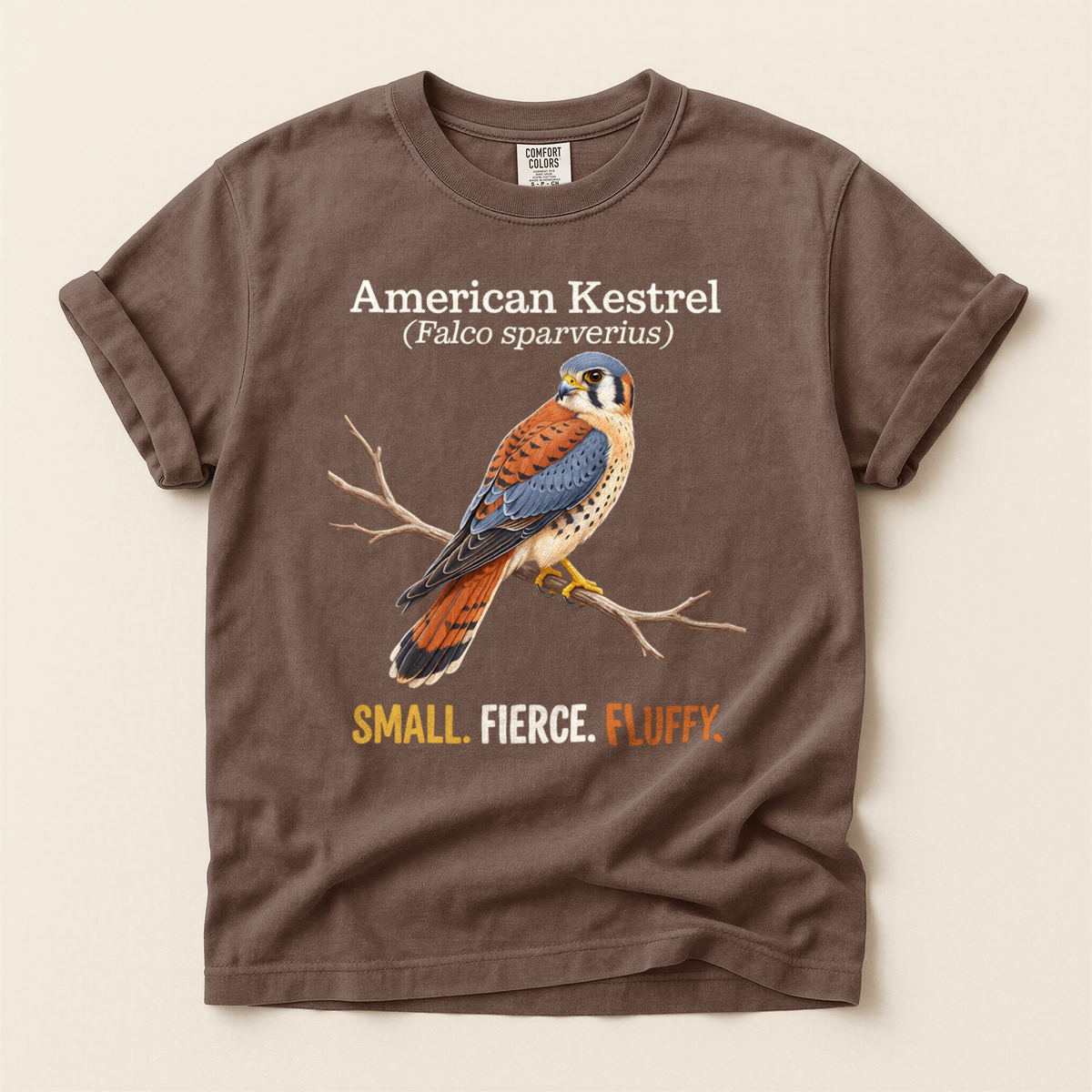 American Kestrel Fluffy - Espresso
