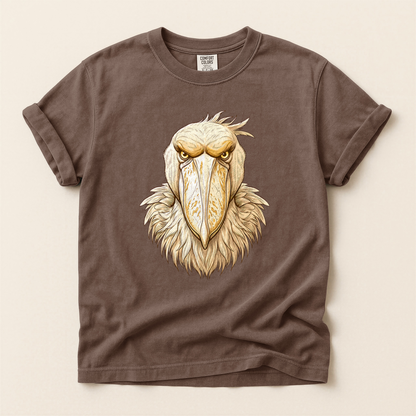 Shoebill Stare Portrait - Espresso