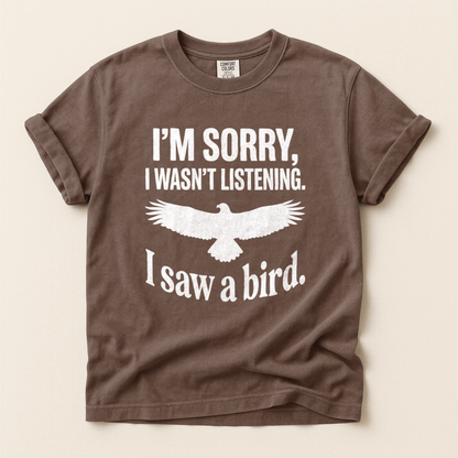 Sorry Bird Flying - Espresso