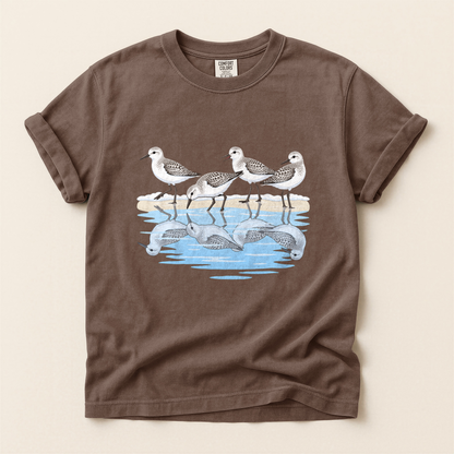 Sanderlings On Shore - Espresso