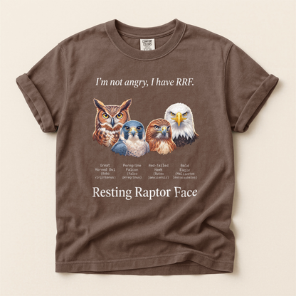 Resting Raptor Face - Espresso