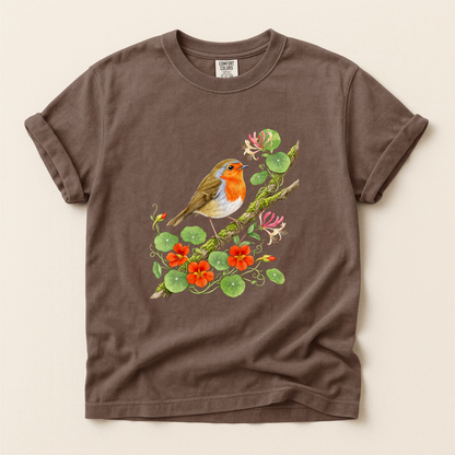 Robin Nasturtium Branch - Espresso