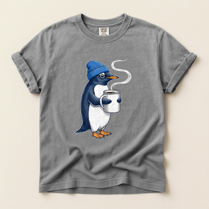Penguin Coffee Mug - Grey
